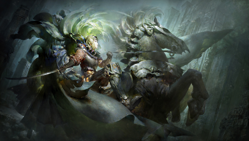 Illustration for article titled I Want an Entire Coffee Table Book Made From This Video Game Artist's Amazing Paintings